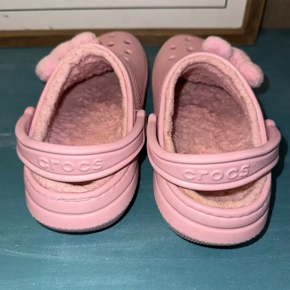 CROCS - Piglet Pink Lined Mickey Crocs - Picture 5 of 8
